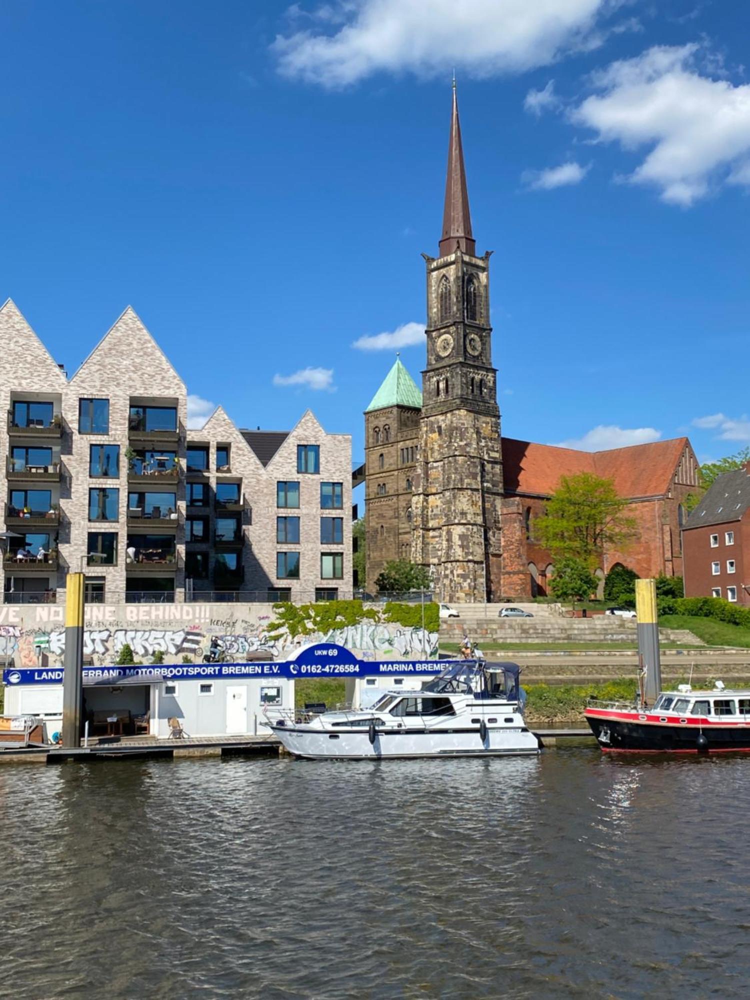 Apartmán Unter Dem Dach Mit Parkplatz BRE Exteriér fotografie